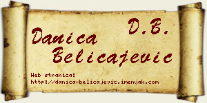 Danica Beličajević vizit kartica